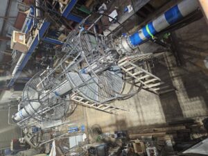ベントスタック仮組完了